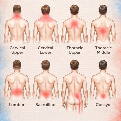 Different types of back pain